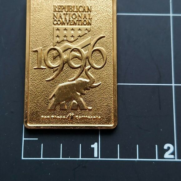 1996 Republican National Convention Alternate Delegate Badge RNC Pin Bob Dole - Picture 8 of 8